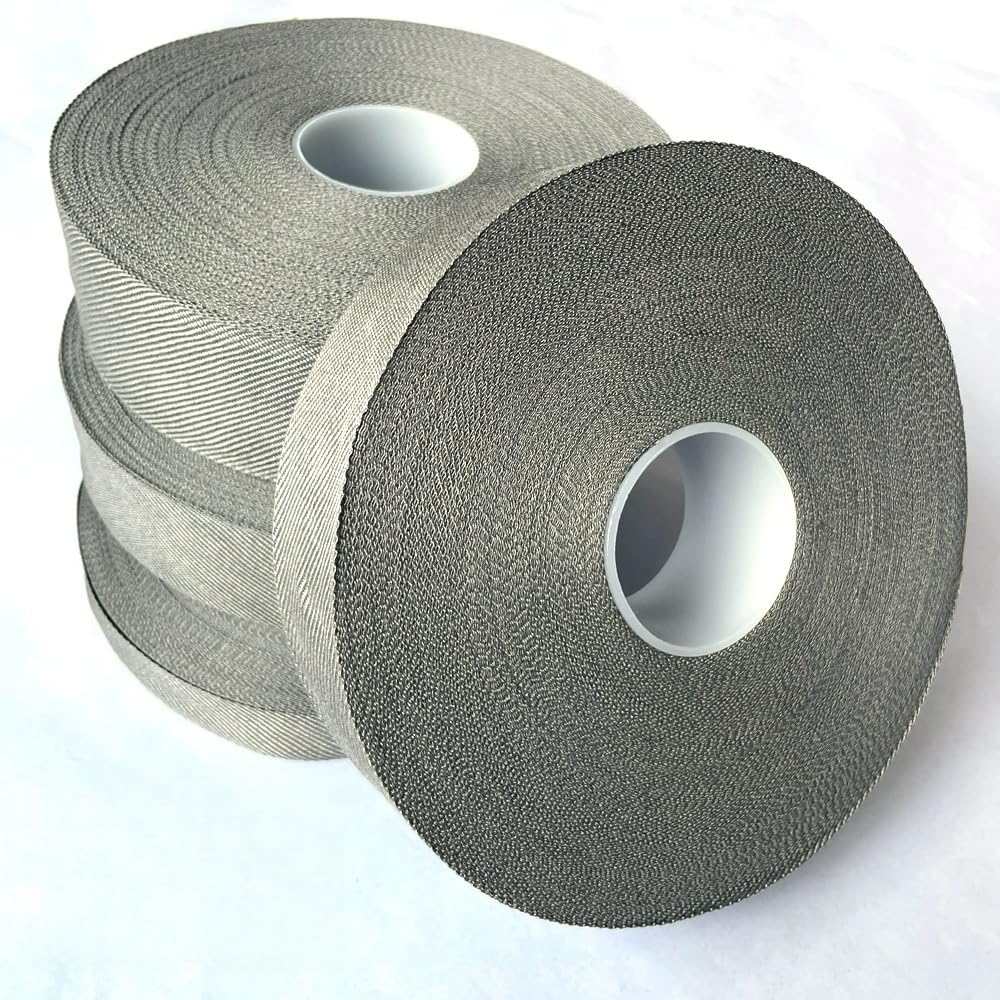 Paño de fibra de acero inoxidable 316L, 1M, for limpieza, pulido, preparación for soldadura | Reutilizable, resistente al calor hasta 800°C.(90mm Wide)