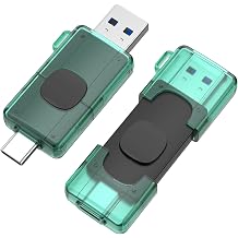 KOOTION 64GB USB C Thumb Drive 5-Pack Dual USB 2.0 Multicolor Flash Drive | Retractable 2-in-1 Portable Type-C USB Stick Compatible with iPhone 15/16/17 Series Android Phone Tablet Laptop Windows Mac