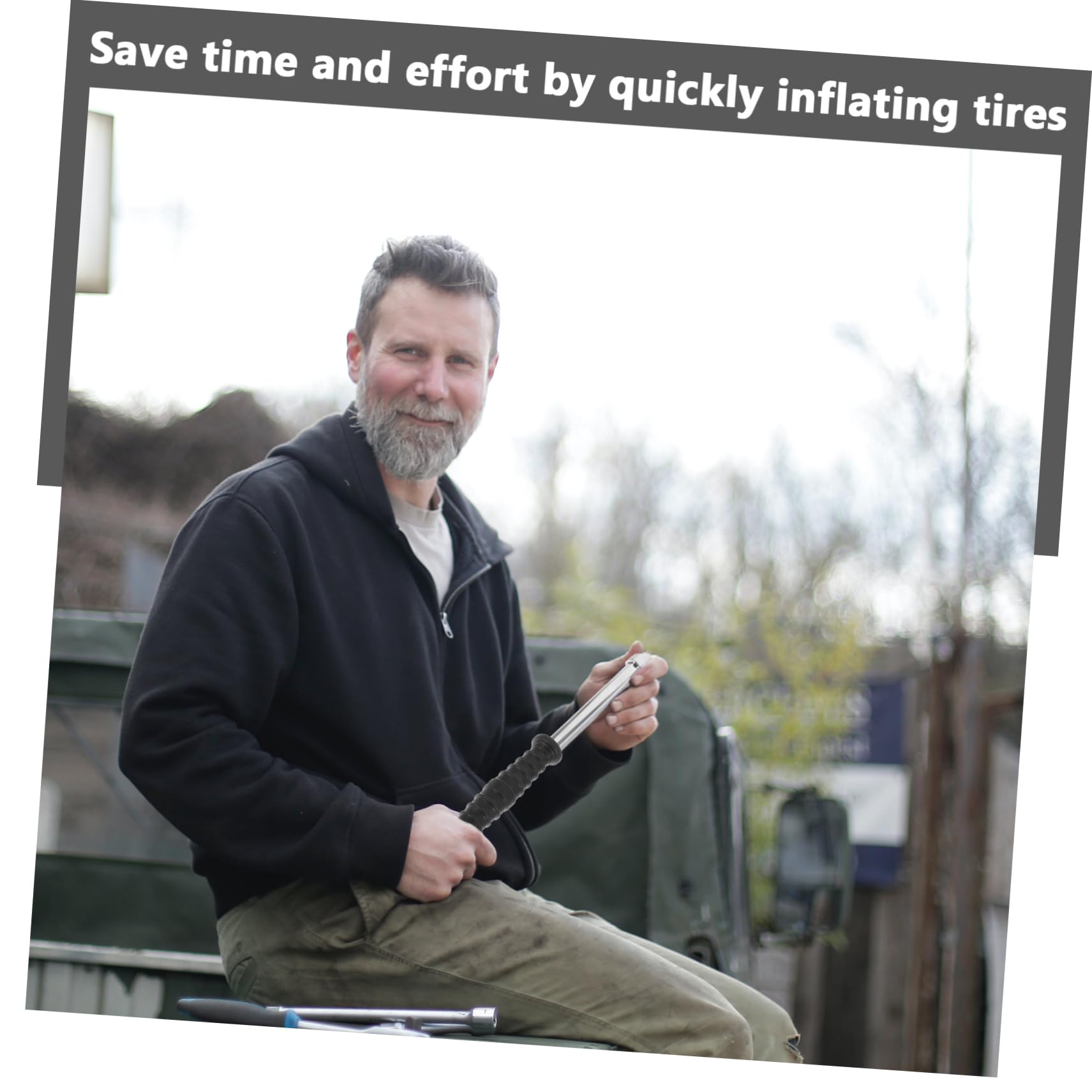 WOONEKY Air Chuck Zinc Alloy Tire Inflator Accessory for Cars and Quick Installation Compatible Air Pressure Gauges Multifunctional Tool for Easy Tire Inflation