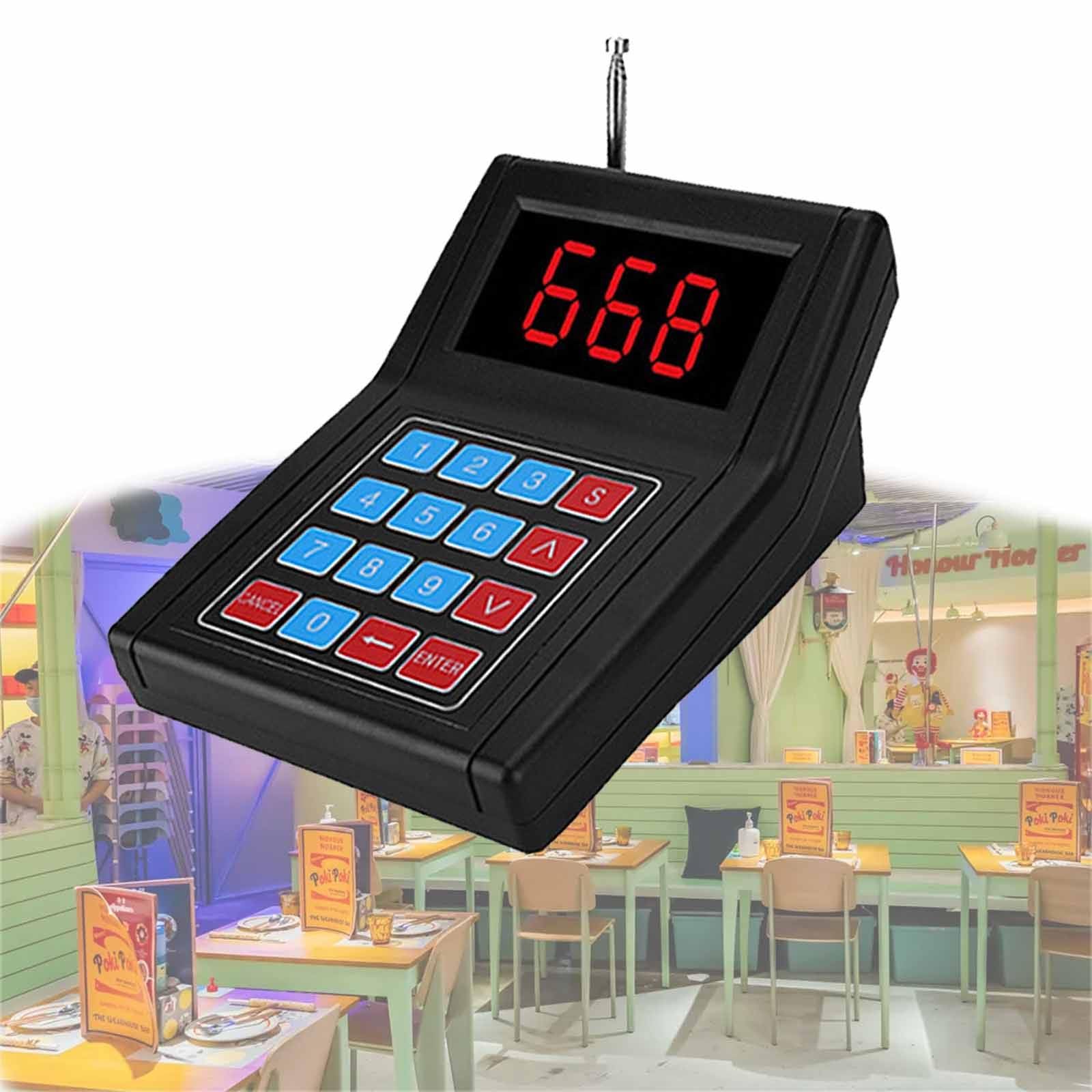 System Pagera Dla Restauracji, 10 PageróW Bezprzewodowy System PrzywołAwczy, Czas Pracy 48 Godzin, Na ZewnąTrz 1500M, Niestandardowe Naklejki Pagera, Kanał 999,One-drag20