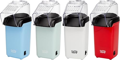 Miniatura 6 de Tasty Palomitas de maíz de aire caliente, palomitas de maíz saludables y deliciosas en minutos, rápido y fácil de usar, taza medidora integrada y