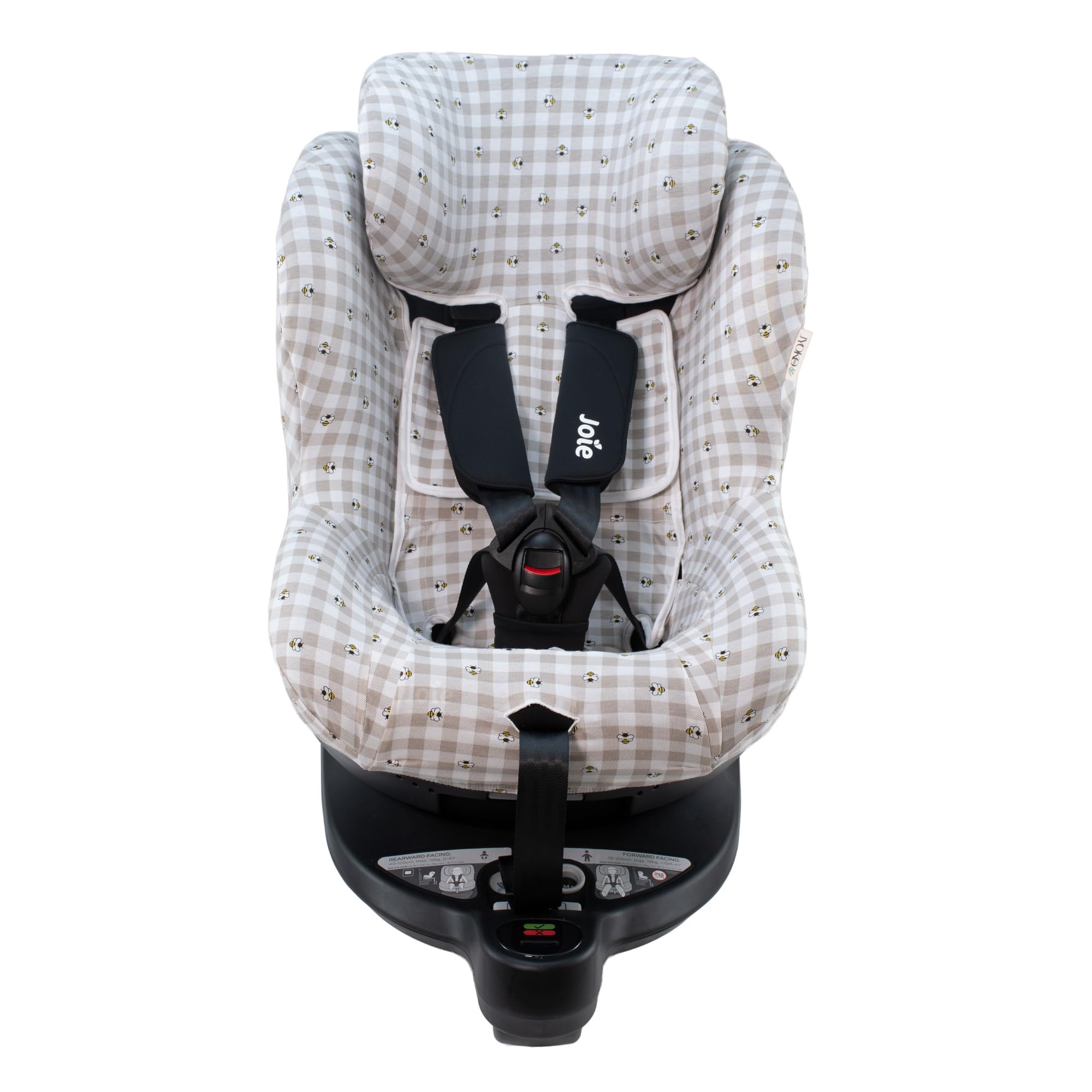 JYOKO Kids Funda de algodón Compatible con Joie I-Spin 360 y Joie I-Safe (Picnic Vichy)