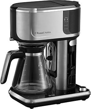 Cafetera de Goteo Attentiv, Jarra Cristal 1,25L, Filtro Extraíble, Táctil, Dispensación Automática, Vaporizador Leche, Cuchara Medidora, Programable, Acero Inoxidable, Plata - 26230-560