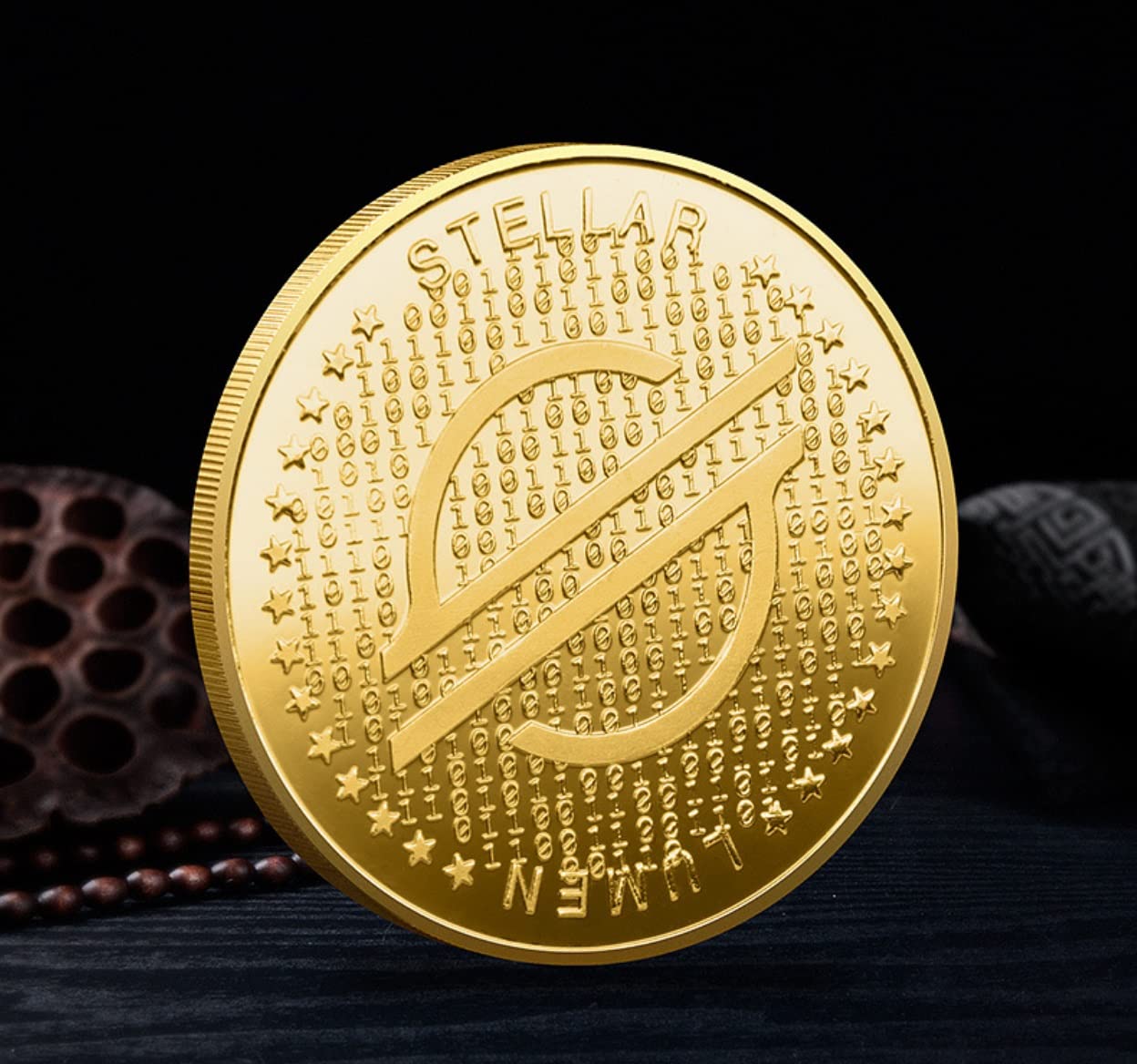 Amazon | 2022年版ステラコイン物理暗号コインXLM LUMEN暗号通貨暗号ビットコインノベルティホビー記念コイン 通販