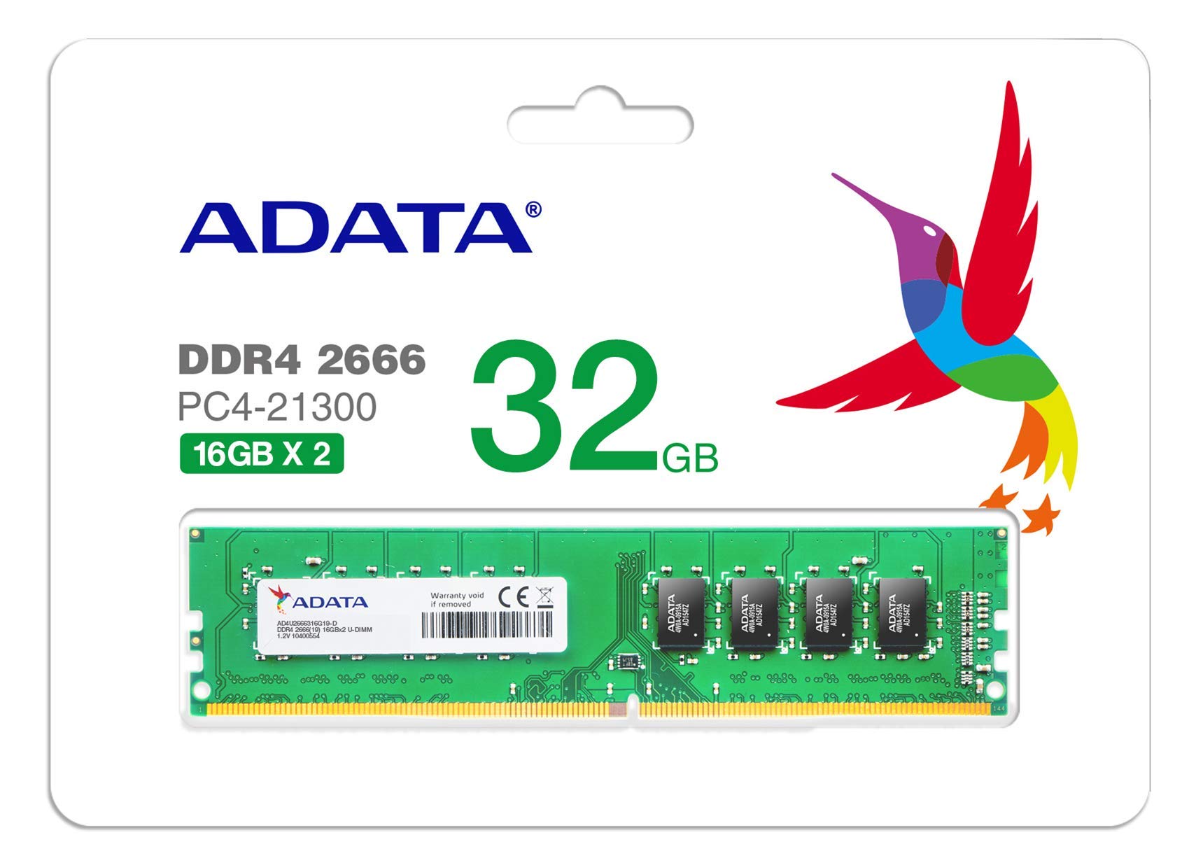 A-DATA エーデータ\r AD4U2666316G19-D  | ADATA DDR4-2666MHz