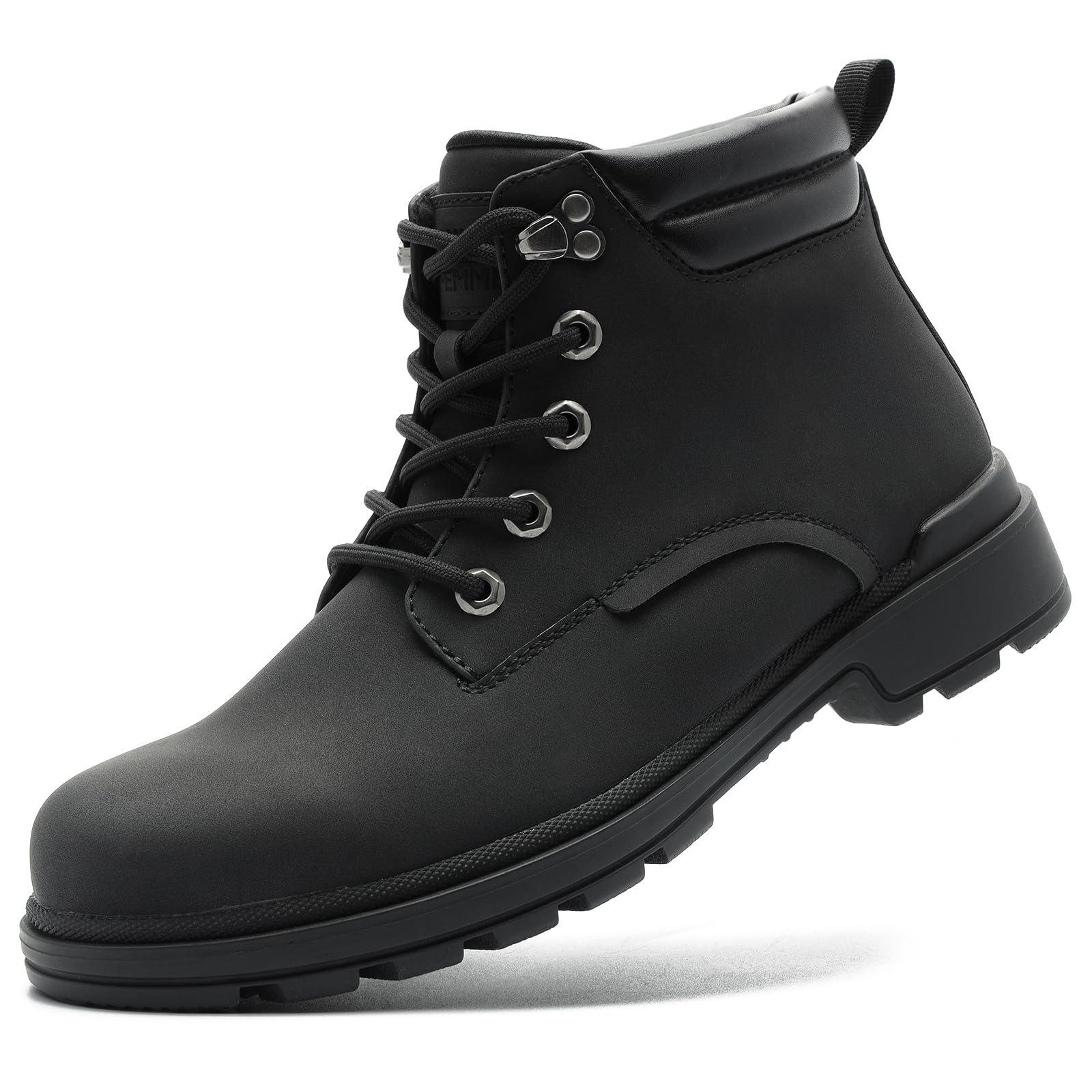 ANJOUFEMME Men's Waterproof Chukka Boots | Non-Slip, Mid Top, Lightweight, Comfortable Fall Winter Hiking Boots for Daily Walks, Trekking & Backpacking