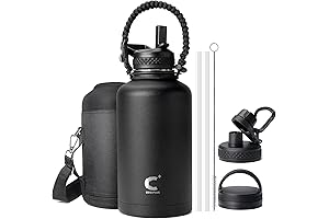 Half Gallon Water Bottle Large Capacity for Camping