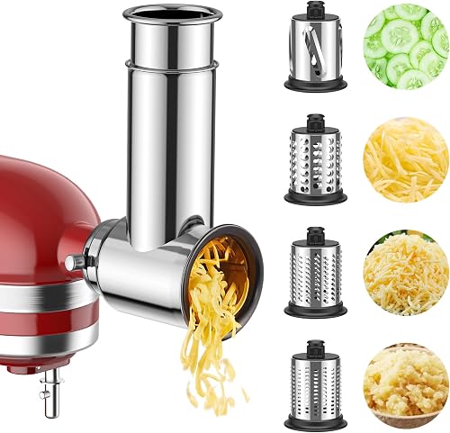 InnoMoon Meat Grinder and Slicer Shredder Attachment for KitchenAid Stand Mixer
