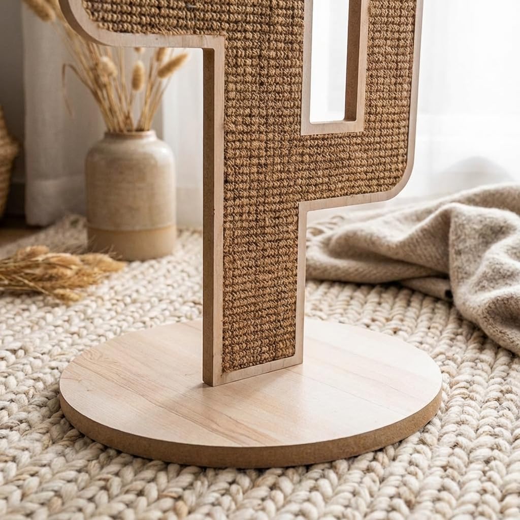 Juguete para Perros y Gatos - Modelo Cactus 1 - Resistente e Interactivo - Estimula el Instinto y Reduce el Aburrimiento