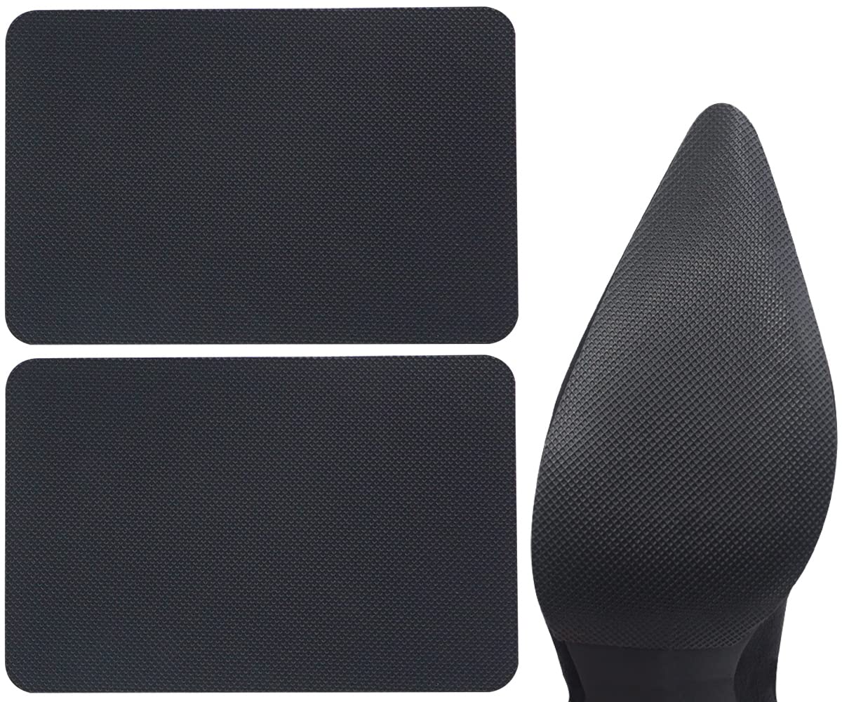 Dr. Foot Shoe Sole Protectors for high-Heels, Self Adhesive Silicone Non-Slip Shoes Cover Bottoms for Women
