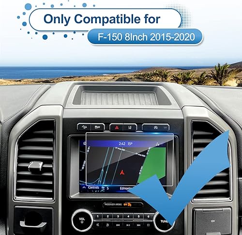 Miniatura 2 de Protector de pantalla para Ford F-150 pantalla táctil de 8 pulgadas, vidrio templado 9H 2023 2022 2021 2022 2021 para Ford F150 XL XLT Accesorios HD