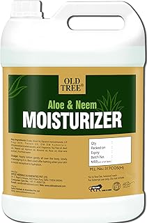 Old Tree Neem &amp; Aloe Vera Moisturizer 5L - Refill Moisturizer Kit for Hotel Amenities, Guest House, Hospital, Marriage Hal...