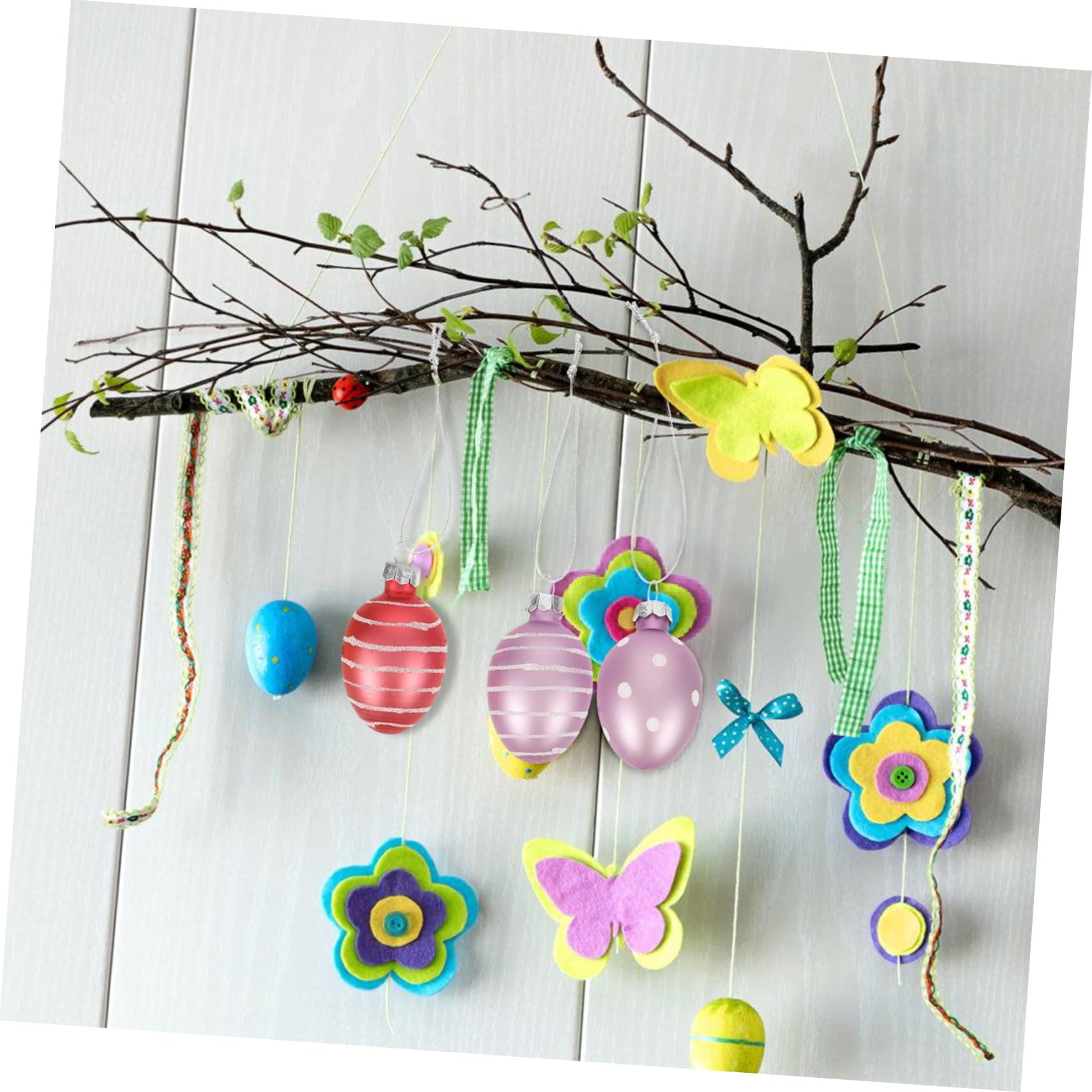 48stücke Teiliges Ostereier Zum Aufhängen Dekorative Ostern Deko Für Bäume Häuser Und Feste Leicht Und Langlebig Für Stilvolle Osterdekoration