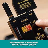 Vista 5 de DiscoverIt DefCon DD1206 Detector Cazador Barredor Profesional de Radiofrecuencia Digital RF Bluetooth, GSM (Celular), WiFi