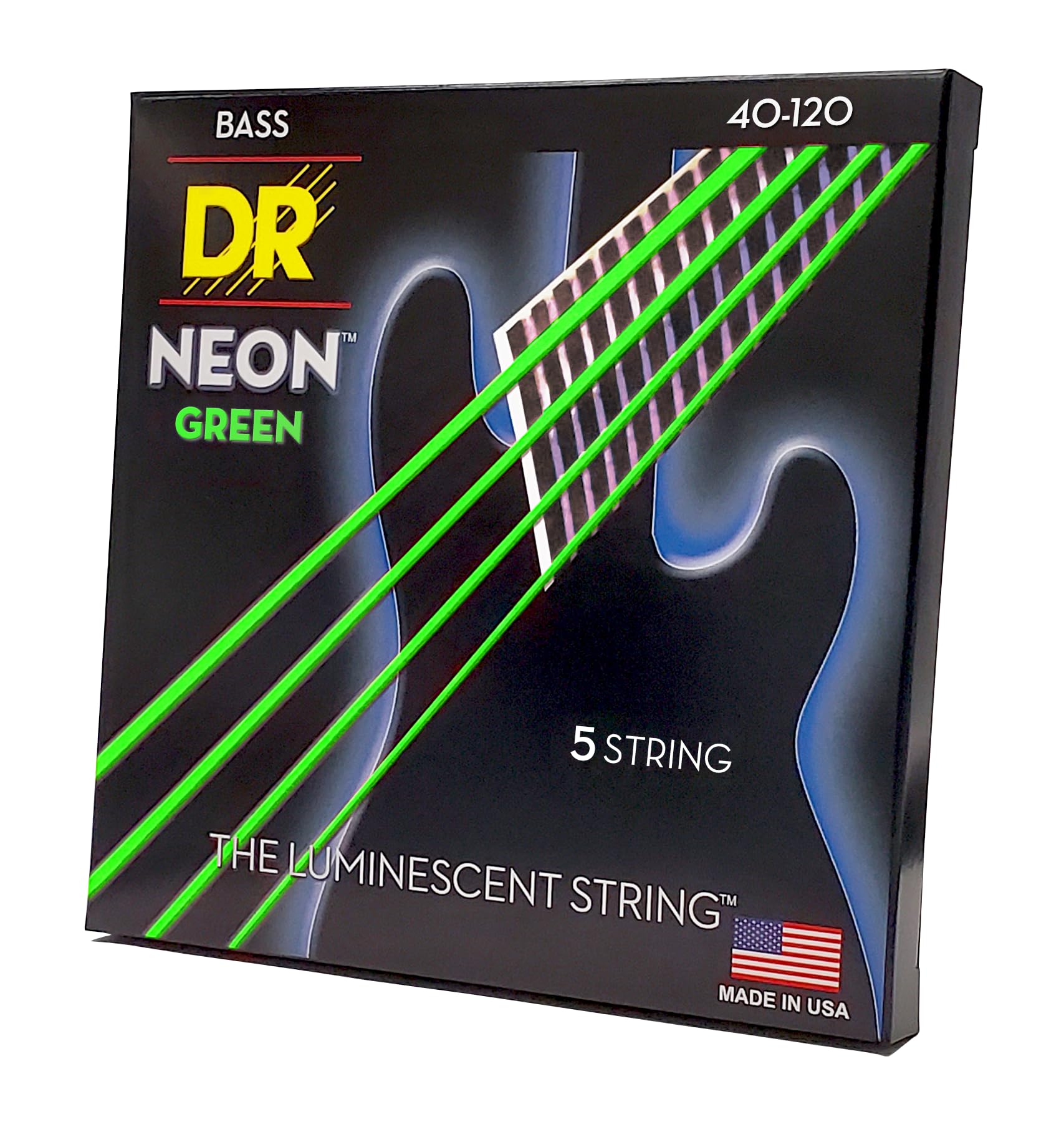 Corde Dr NGB5 – 40 basso elettrico corde rivestite in nichel, chiaro