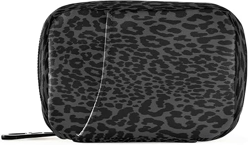 xigua Pastillero de mandala para 7 días, bolsa organizadora de píldoras portátil semanal con cremallera para suplemento vitamínico, aceite de pescado