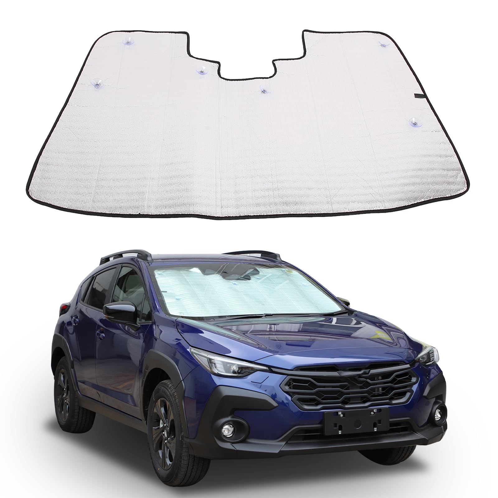 Parasol para parabrisas compatible con Sub@ru Crosstrek 2024 2025+ Accesorios, parasol para ventana delantera, bloqueador de calor, protector reflectante para mantener tu coche fresco, 1