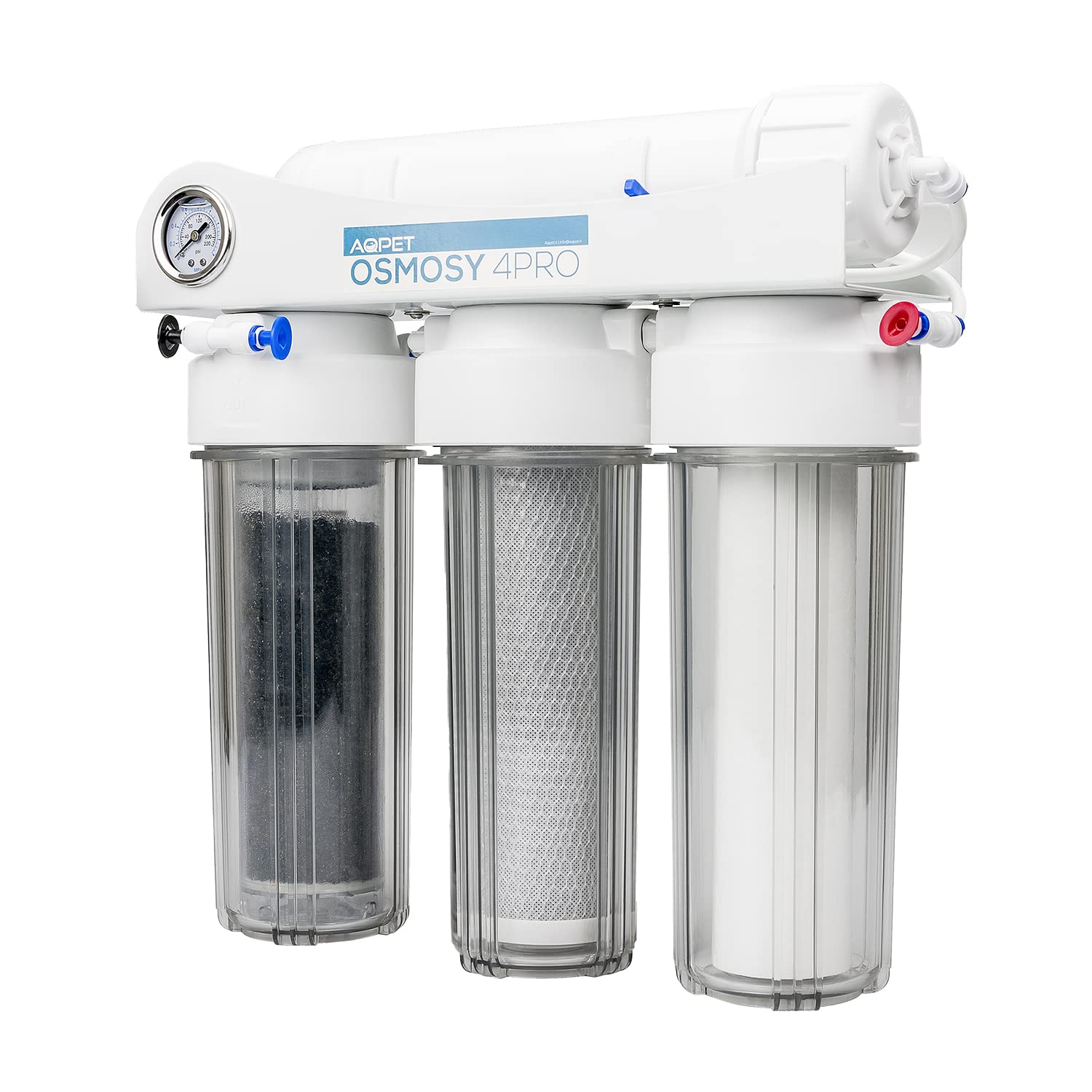 AQPET Osmose Inversa 4PRO 50 Gallons pour Aquariums Blanc