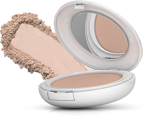 MANTECORP - Protetor Solar Facial em Pó Compacto Episol FPS 50 - Protege a Pele e Retoca a Maquiagem, Reduz Brilho por Até 6h - Tom 1 Extra Claro - 10g