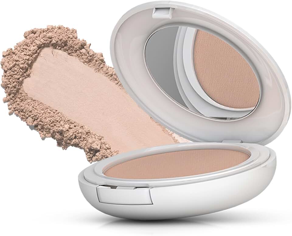 MANTECORP - Protetor Solar Facial em Pó Compacto Episol FPS 50 - Protege a Pele e Retoca a Maquiagem, Reduz Brilho por Até 6h - Tom 1 Extra Claro - 10g