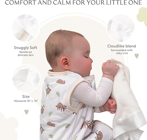 Miniatura 2 de Bamboo Little Manta de seguridad para bebé (crema)