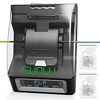 Vista 8 de Conector de filamento, empalme oficial SUNLU con 200 piezas de fundas PTFE para filamento de impresora 3D de 1.75mm, compatible con PLA PETG TPU ABS