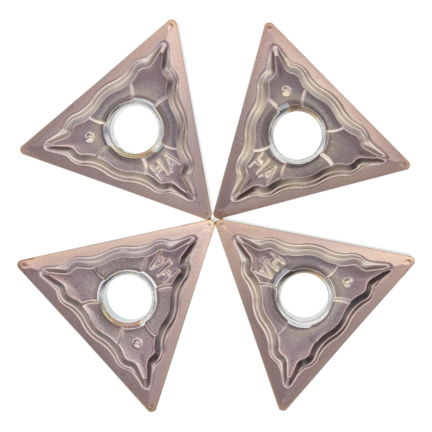 Lot de 10 inserts de tournage TNMG 160404 HA LF6118 pour acier, acier inoxydable et fonte TJR