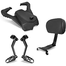 Rear Passenger Seat + Passenger Footpegs + Rear Passenger Back Rest Can Am Ryker 600 900 ACE Rally Edition 2019-2025/Sport 2022-2025 All Models