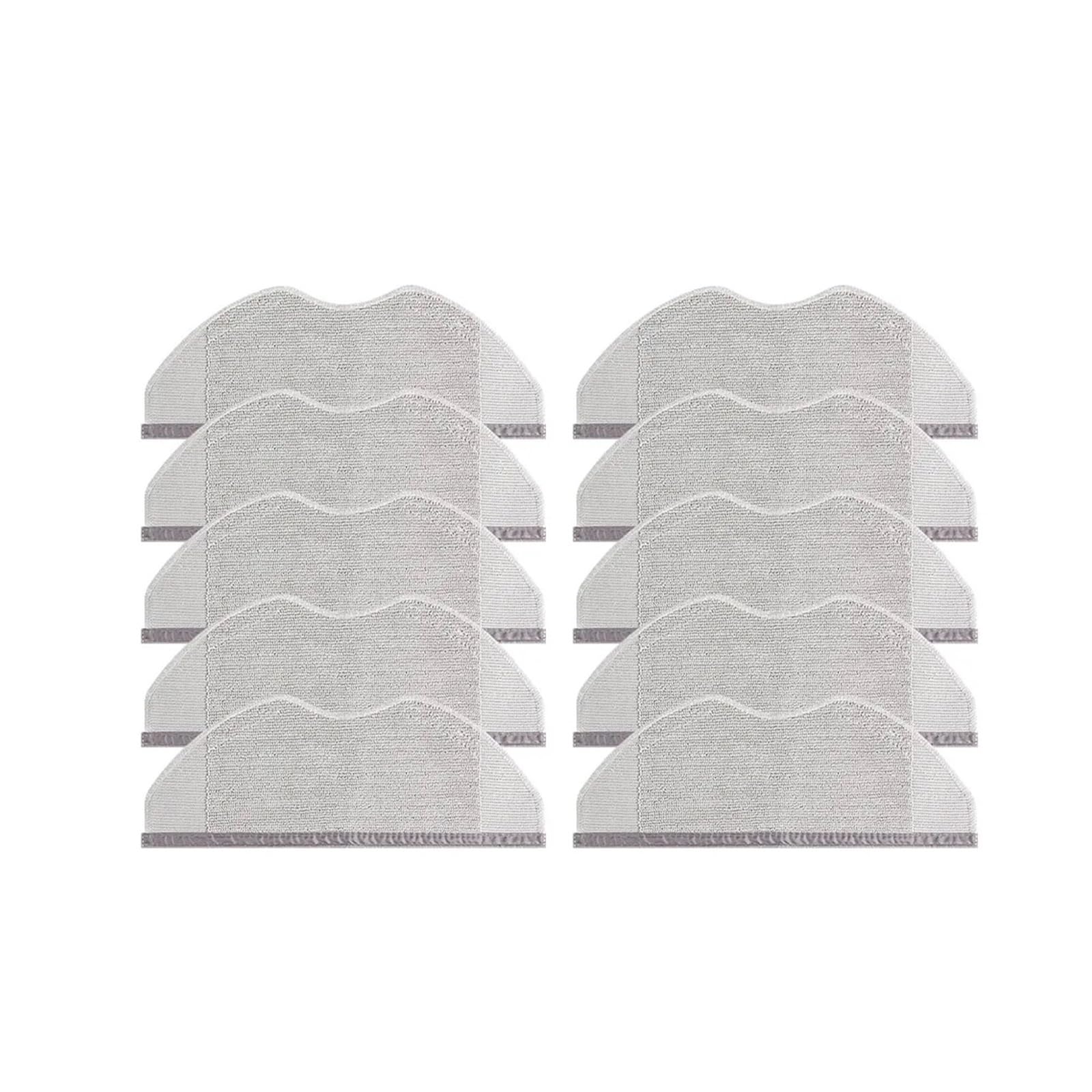 VIXWDRUTY Washable Mop Cloth Accessories，Compatible For Xiaomi，S40 OV81/H40 OV51/S40C E101 Robot Vacuum Cleaner Mop Pads Spare PartsReplacement(10pcs)