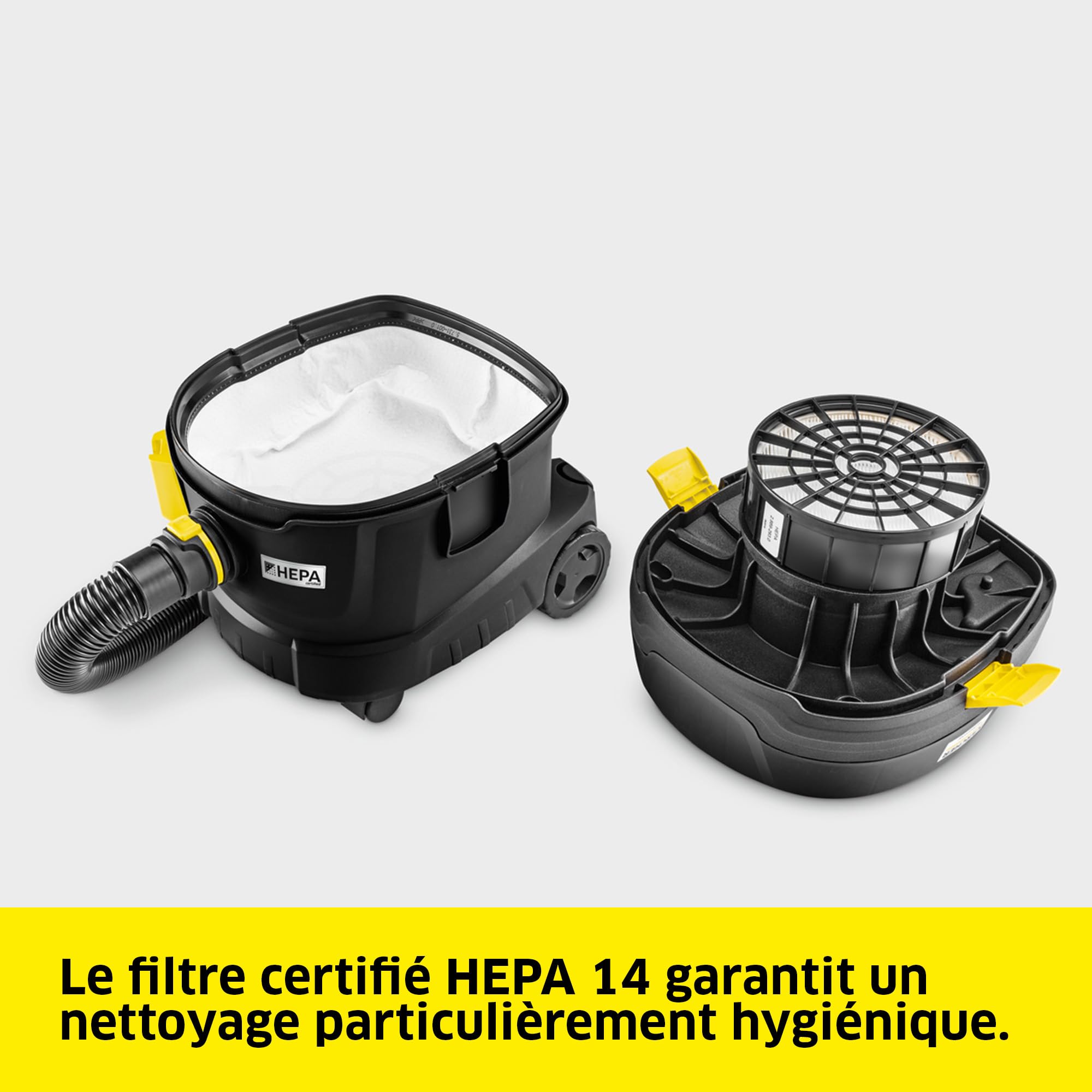 KÄRCHER aspirateur T 11/1 Classic HEPA 14 850 W 11 l 61 dB(A) 4,2 kg 7,5 m