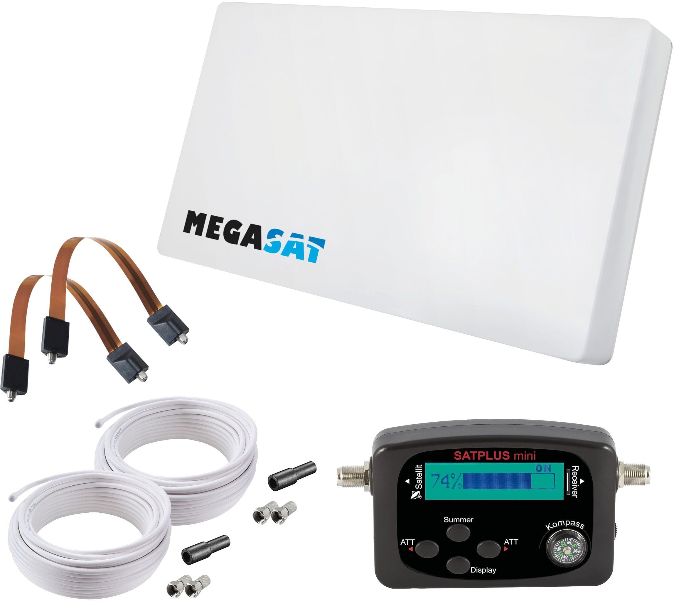 Megasat Kit Antenne Plate D2 Profi-Line – Antenne Sat, 2 utilisateurs