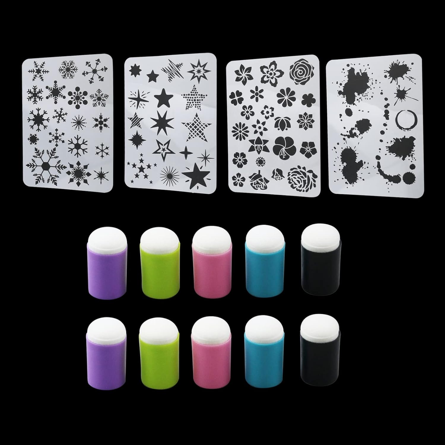 Crapyt Sponge Daubers 0.71"×1.22" Face Painting Sponges