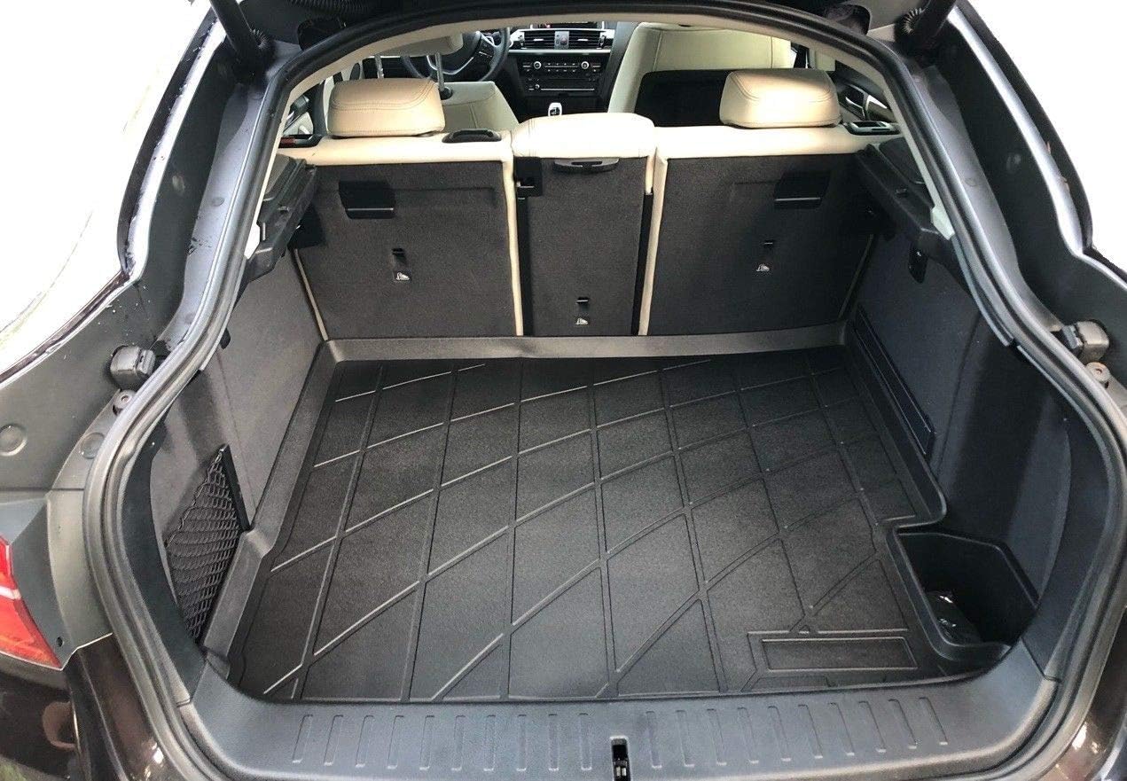 Premium Cargo Liner for BMW X4 2015-2025 - Custom Fit Car Trunk Mat - All-Season Black Cargo Mat - 3D Shaped Laser Measured Trunk Liners for BMW X4 2015-2025 - Image 4
