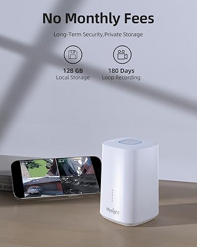 Miniatura 2 de Cámaras de seguridad inalámbricas para exteriores, sin suscripción, kit de 4 cámaras, almacenamiento local de 128 G, sistema inalámbrico de cámara