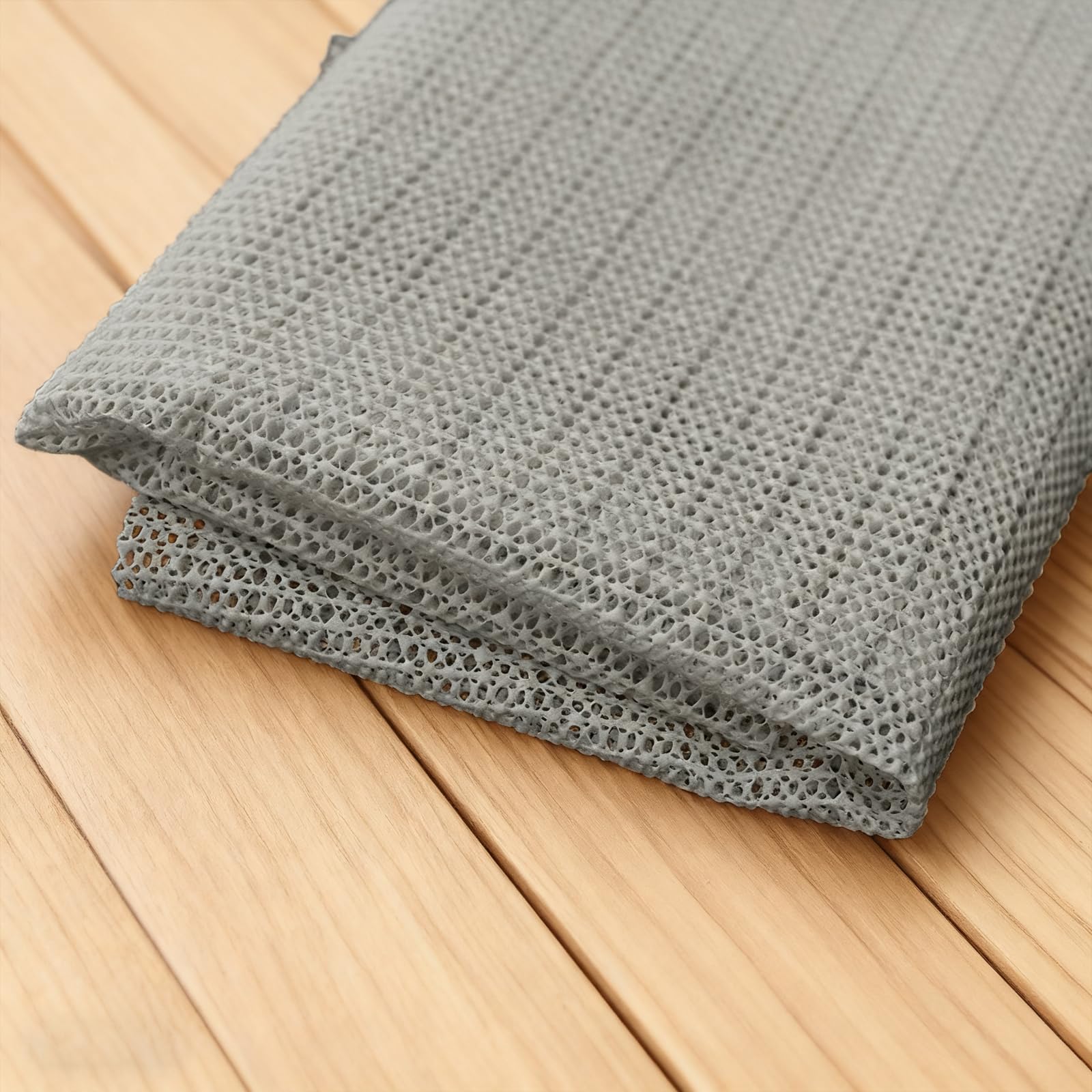 Antirutschmatte für Teppich 190 x 220 cm Waschbare, Wiederverwendbare, Hält Ecken Flach, Zuschneidbar, Anti Rutsch Matte Mehrzweck, rutschfeste Unterlage für Zuhause, Grau