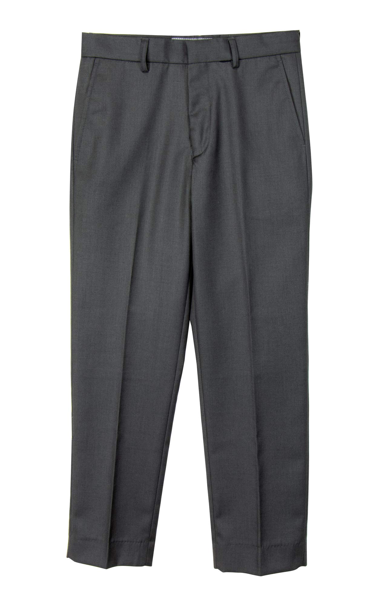 Spring Notion Boys' 4-Piece Suspender Outfit with Cotton Floral Bow Tie Charcoal-C and Dusty Blue Floral Set 24 Months