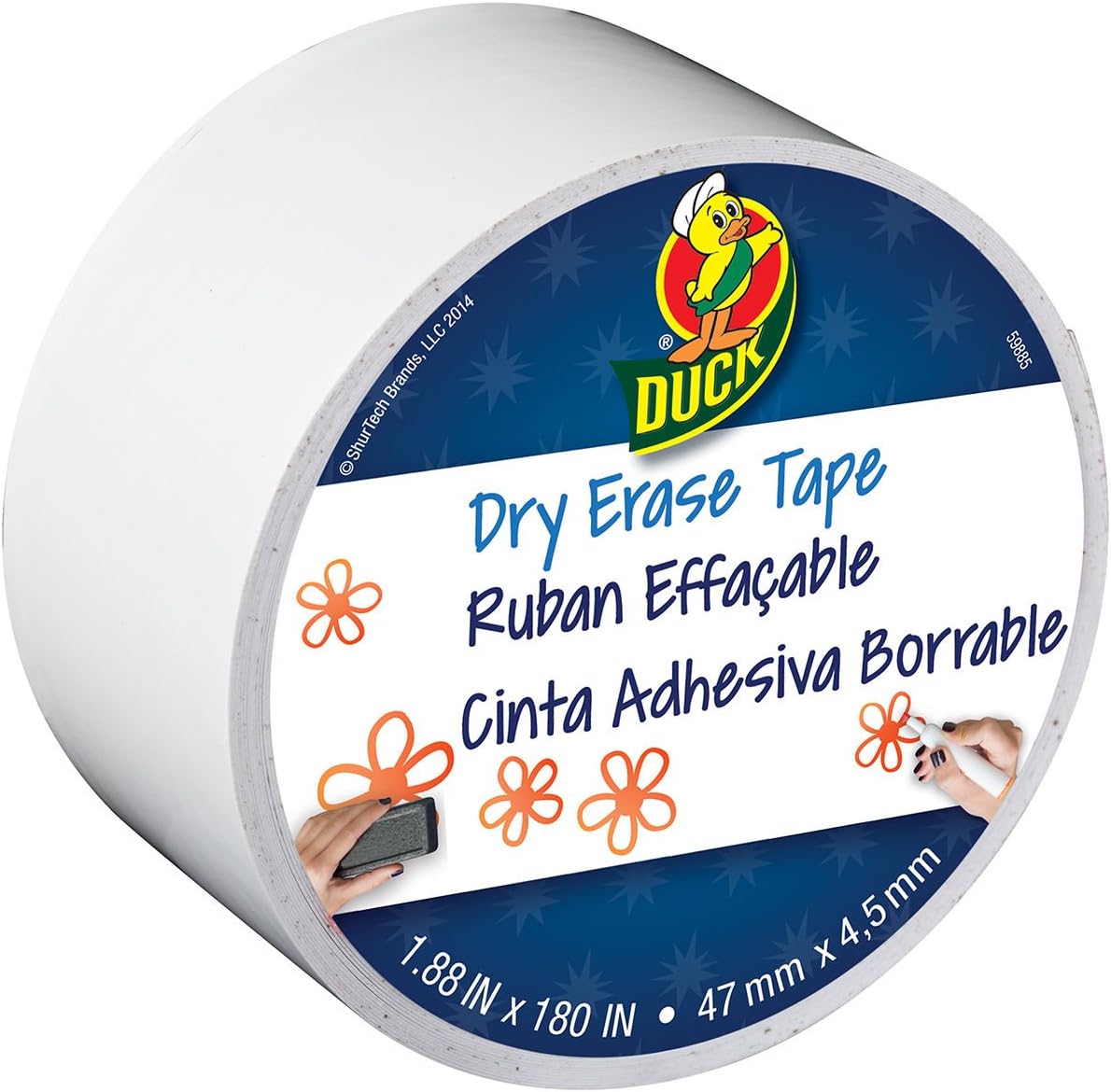 DryErase Tape 1.88``X15'White by_athenaexpress