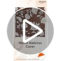 Image of WELLFIT Premium Glace Cotton 300 TC Mattress Cover /Protector for Single Size Bed with Zip /Chain /3x6 ft / 36x72x6 inch