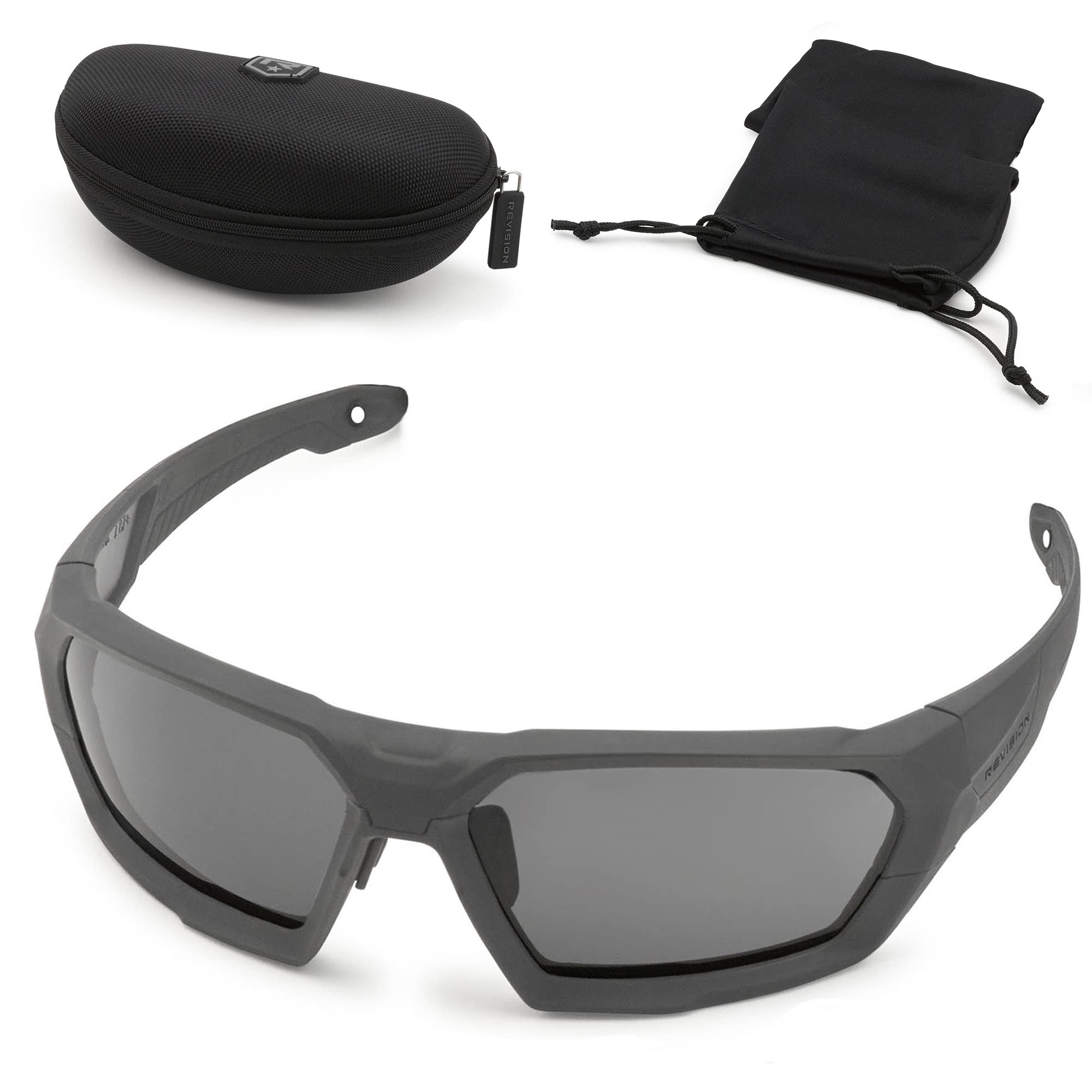 Revision Military ShadowStrike Kit de base polarisé unisexe, gris, taille unique