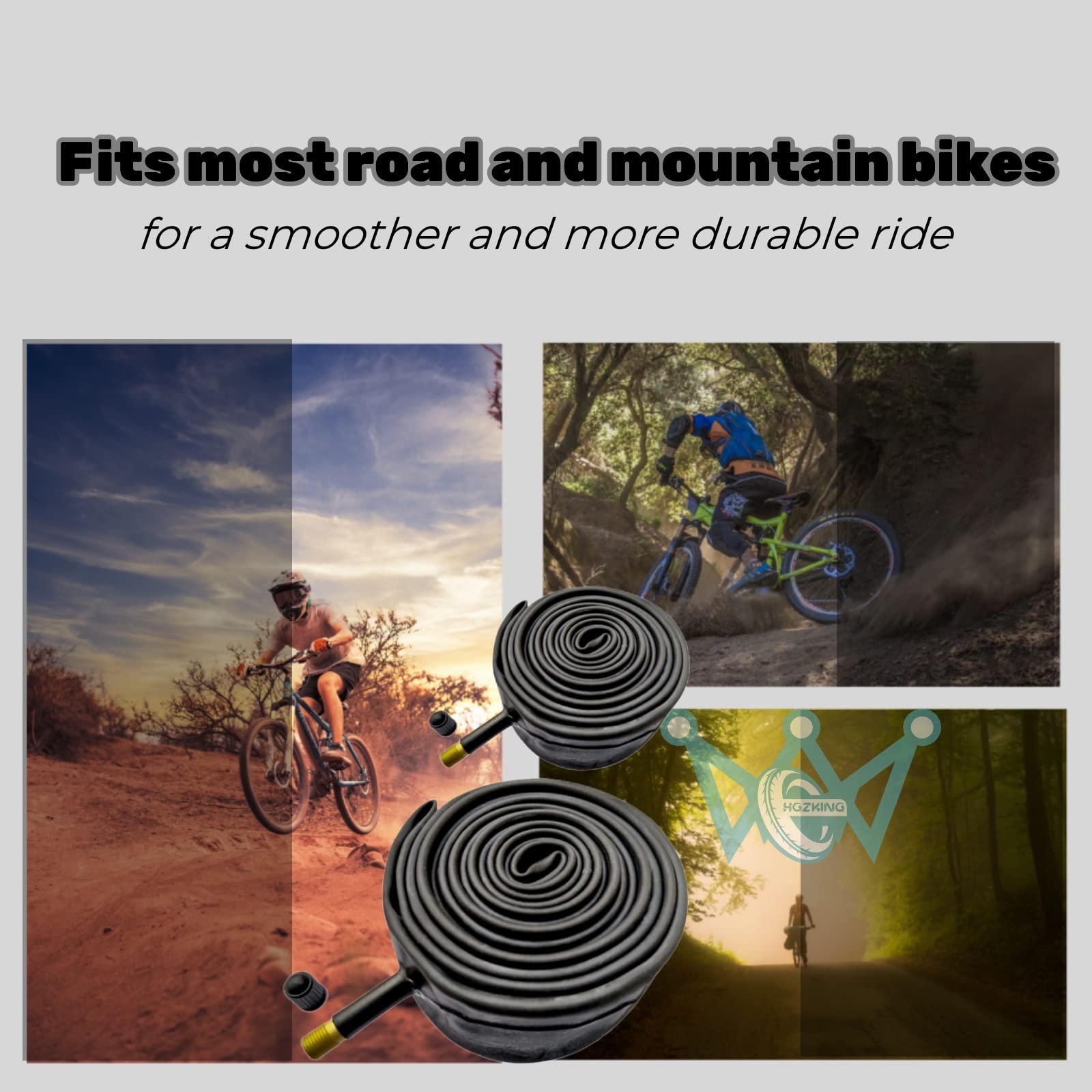 Tubo Smart Peram Antiforatura 26x1.95-2.1: Gomma Piena Anti-Pinch Flat Per La Tua MTB