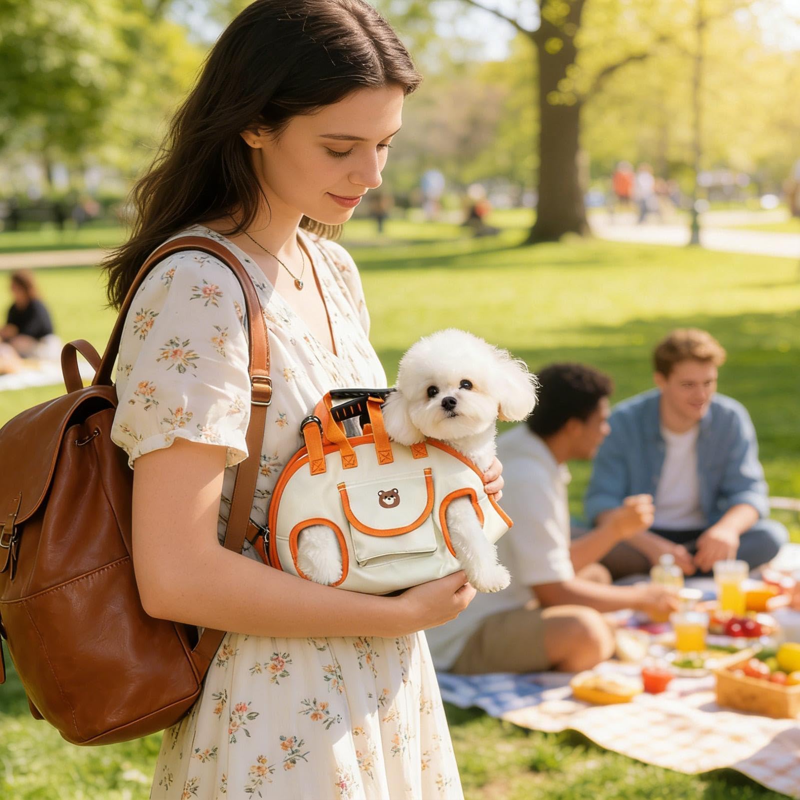 Mochila Portaperro - Suministros De Transporte para Cachorro de Viaje | De Transporte Para Mascotas Llevada En El Hombro,para Propietarios de Animales Amantes de las Bestias Paseo