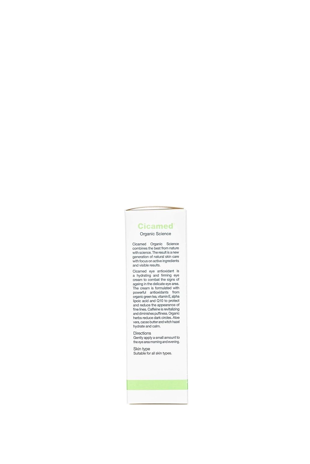 Cicamed Eye Cream, Organic Science, Dark Circles Fine Lines and Puffiness