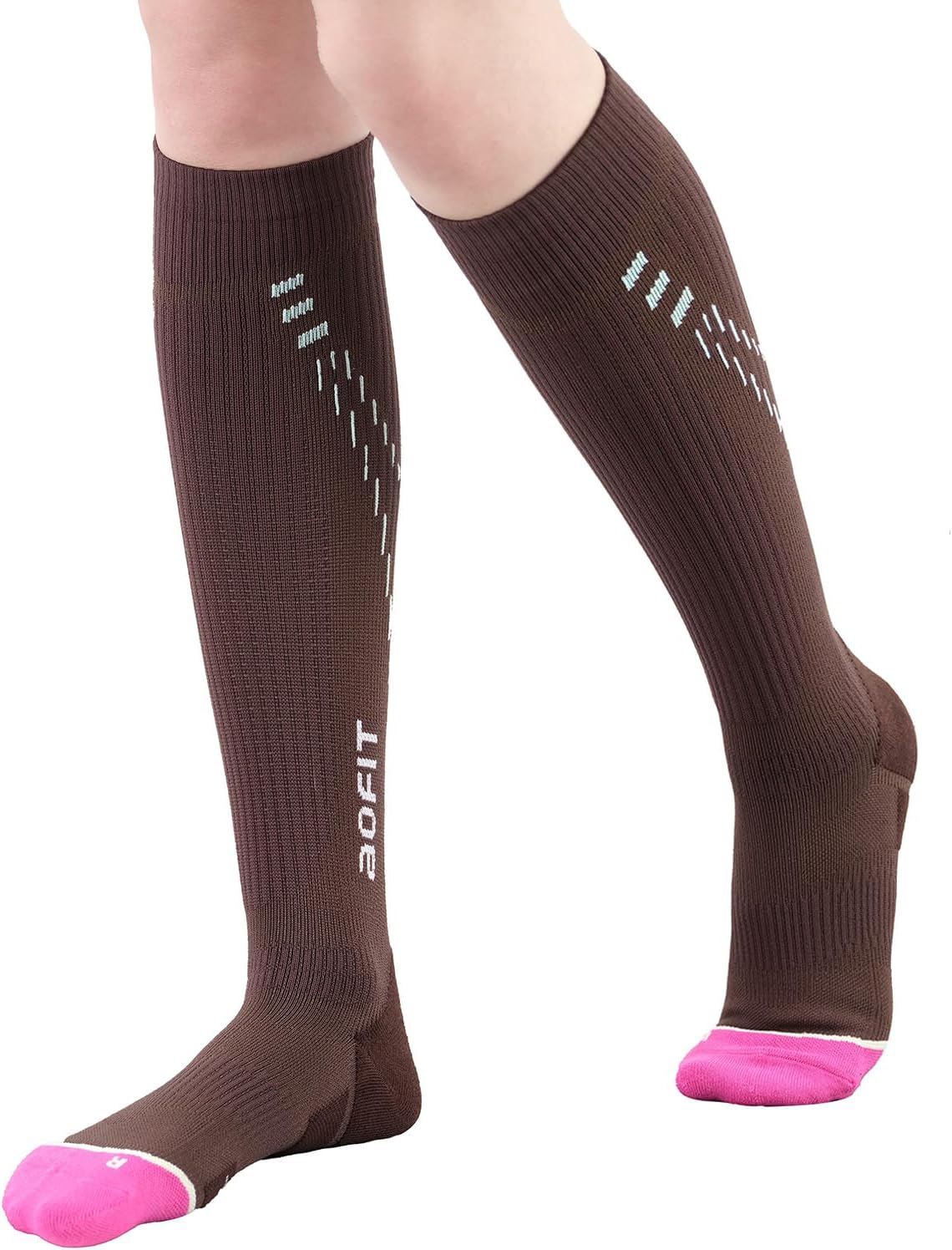 Graduated Compression Socks for Women Travel Flight Nurses Dr Scholls Airplane 15-20 mmhg