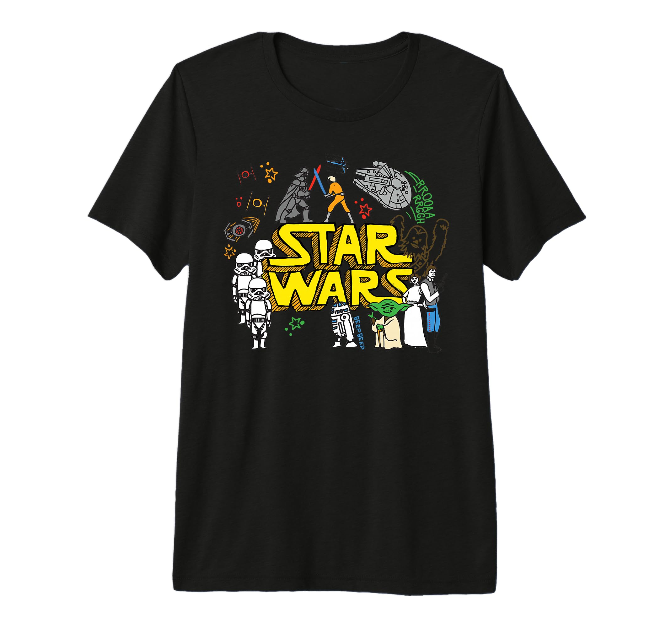 T-shirt Star Wars Premium avec motif coloré coupe exclusive - 2