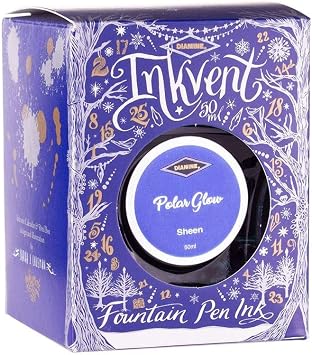Diamine - Sheen Fountain Pen Ink, Polar Glow, 50ml, Inkvent