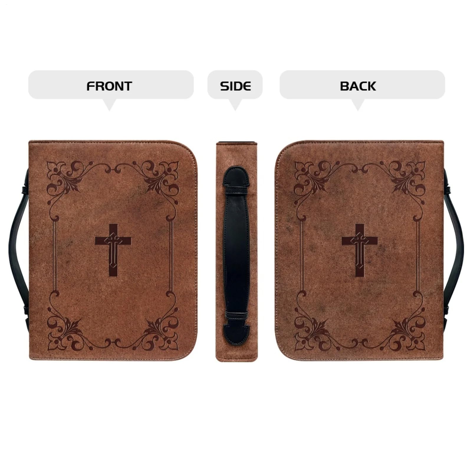 Funda de - Personalizado Bolsa para Hombres Mujeres Libro Iglesia Bolsas con Asa Con Asa, Bolsa Con Múltiples Compartimentos Para Padres, Madres, Amigos
