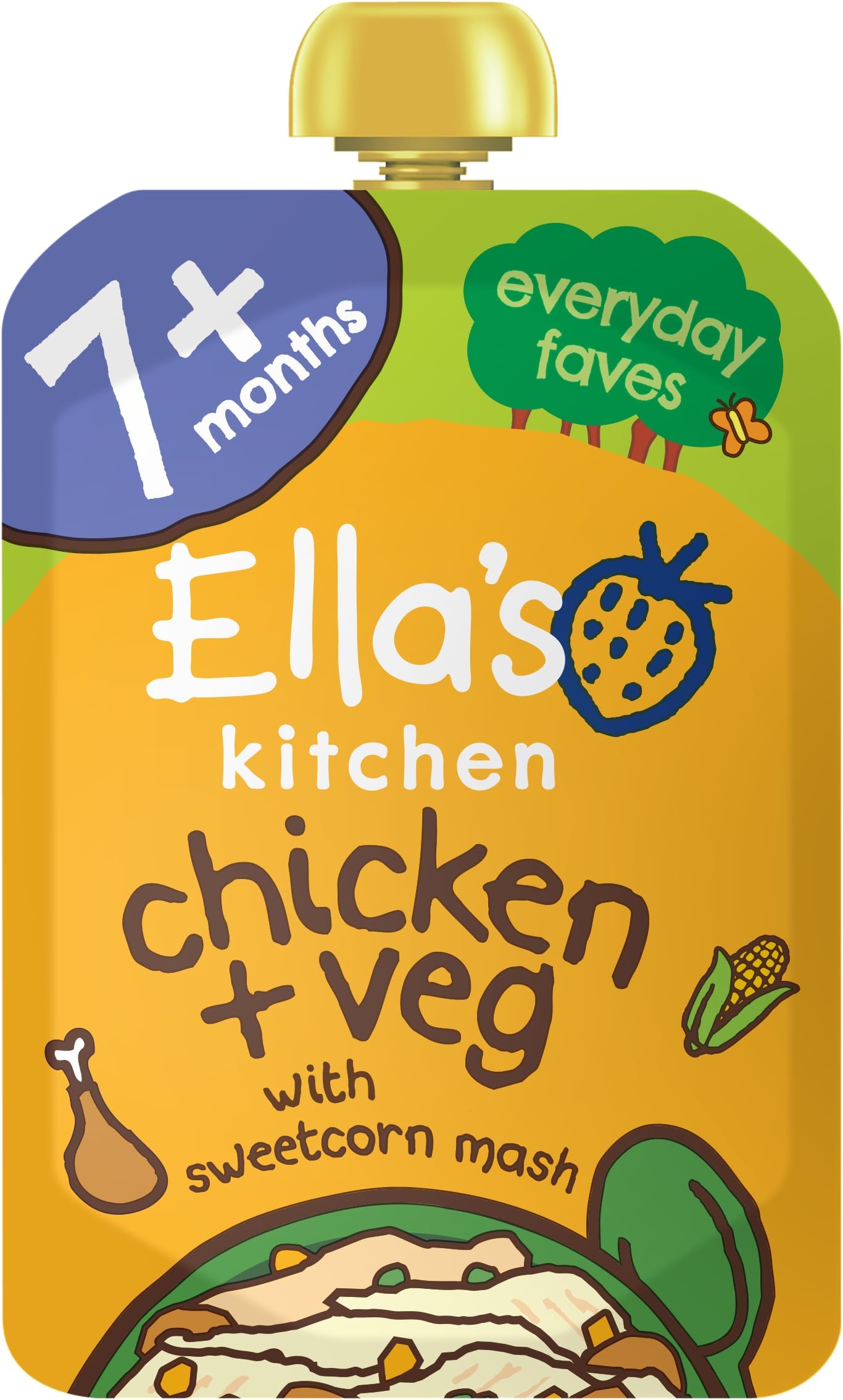 Organic Chicken and Veg Baby Pouch 7+ Months, 130g