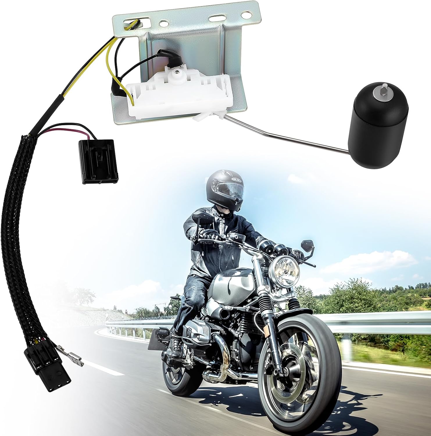 75071-02 Gas Tank Fuel Level Sender Sending Unit Fuel Compatible with Harley-Davidson FLHT/FLHTC/FLHTCI/FLHTCSE / FLHTCSE2 / FLHTCUI/FLHTI/FLHTPI/FLHTRI/FLTR/FLTRI 2002-2005