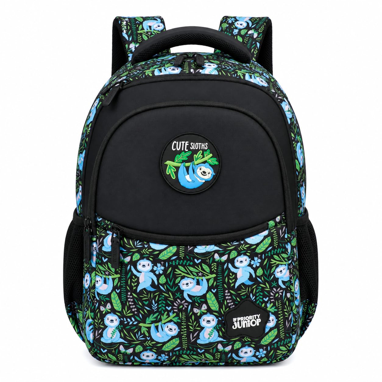 priority 28 L School Backpack | Water Resistant Pvc Bag (16 Inch| Black)-picture-7