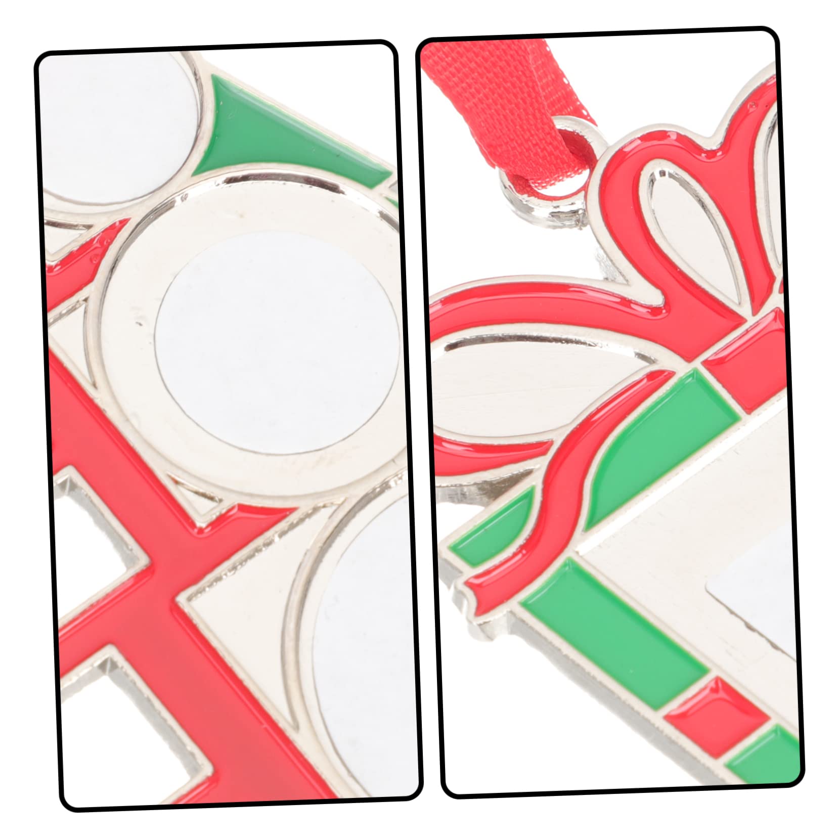 PRETYZOOM 16 STK Christbaumschmuck Weihnachtssublimation leer Sublimationsanhänger selber Machen weihnachtsdeko personalisiert Weihnachten schmücken Weihnachtsbaum dekore